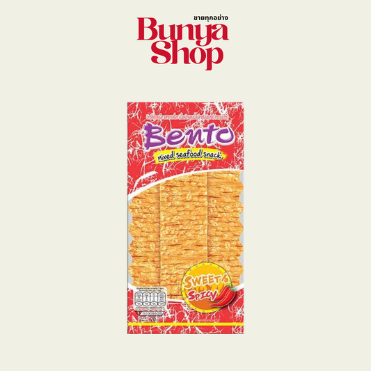 Tintenfisch Snack Sweet & Spicy 20g เบนโตะรส Sweet & Spicy สีแดง